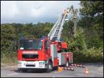 MAN TGM (Magirus Aufbau) als Sassnitzer Drehleiter in Sassnitz.