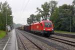 Die 1116 257-5 in A�ling (Oberbay) am 30,07,11 