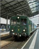 Der De 2/4 259 der VHB auf einer Extrazug-Fahrt in Lausanne.