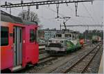 Die TRAVYS Ge 4/4 21 in Yverdon.