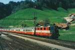 SBB: Stilreiner SWISS EXPRESS im Luzerner Hinterland.