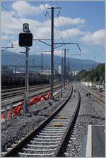 Lancy Pont Rouge, zur Zeit Endstation, doch bald (Fahrplanwechsel 2019) geht es weiter Richtung Annemasse - Evian/Annecy.