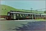 Einer der beiden Gleichstrom BDe 4/4 der SBB f�r die Strecke Gen�ve - La Plaine in La Plaine.
Gescannts Analogbild/ August 1994