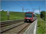 Der SBB Bem 550 001 von Genève nach La Plaine erreicht Russin.
