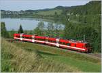 Kurz nach Le Pont, fährt der CJ RBDe 560 141-4  La Vouivre  (ex SBB RBDe 560 002-8  Sempach Neuenkirch ) als Regionalzug 4216 in Richtung Vallorbe.