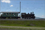 150 Jahre Emmentalbahn. 

Ed 3/4 51 der Bern-Schwarzenburg-Bahn mit einem Sonderzug nach Worb überraschte durchaus. Durch einen RE ausgebremst gab es in Trimstein eine zweite Chance, wobei mir diesmal eine Fotowolke in die Parade fuhr. Mai 2025.