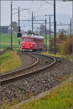 Churchill-Pfeil RAe 4/8 unterwegs auf der Seelinie bei Mammern.