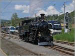 Die B-C DFB HG 3/4 N� 3 in Blonay.