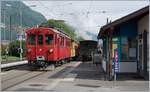 Am Abend des 5 Juni macht sich der RhB ABe 4/4 35 in Blonay mit dem letzten B-C Zug des eindrücklichen Pfingsfestivals 2017 auf den Weg nach Vevey.