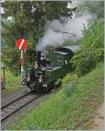 50 Jahre Blonay - Chamby; Mega Steam Festival: Die 1890 gebaute LEB G 3/3 N° 5 in Chaulin.