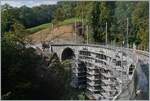 Sanierung des Baye de Clarens Viaduktes: Die Arbeiten am westlichen Brückenkopf haben begonnen.