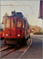 Da der Bestand der Strecke Nyon - La Cure lange Zeit nicht gesichter war, wurde auch auf die Bestellung von neuem Rollmaterial verzichtet, so dass die alter�mlichen Treibwagen ABDe 4/4 noch bis Mitte
