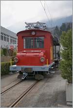 Der GFM Te 2/2 12 steht nun in Broc Fabrique bei der Schokoladenfabrik.