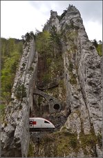 ICN-Nase zwischen den Tunneln Moutier III und IX.