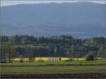 Auf der Biel-Täuffelen-Ins Bahn.