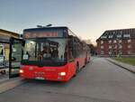DB Rheinlandbus 113  Aufgenommen am 20 November 2020  Moers, Bahnhof  WES RV 113